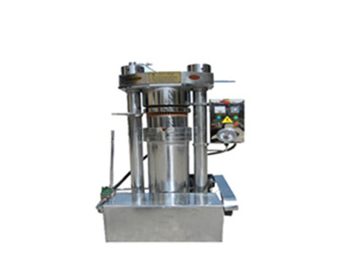 Small Oil Mill Plant Hydraulic Hot Cold Oil Press